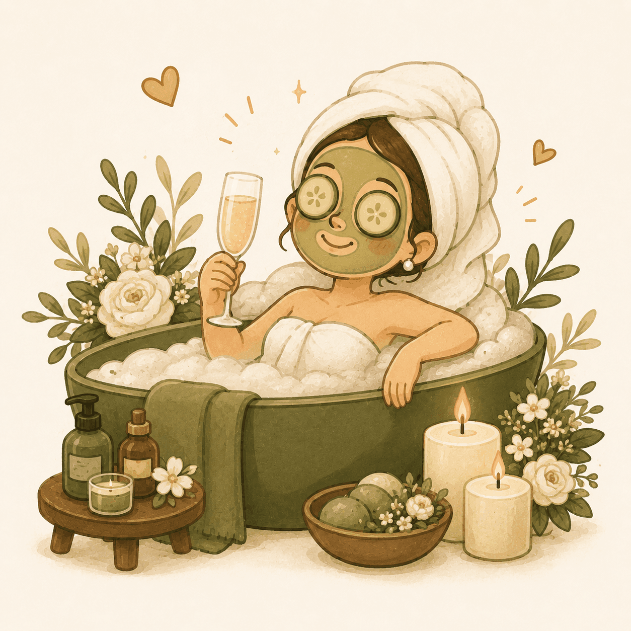 Dia de spa para a noiva respirar fundo